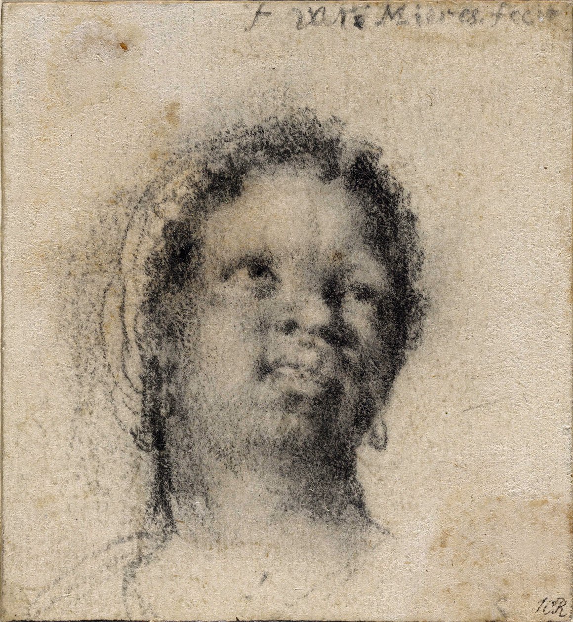 Mustan naisen pää tekijältä Frans van Mieris the Elder