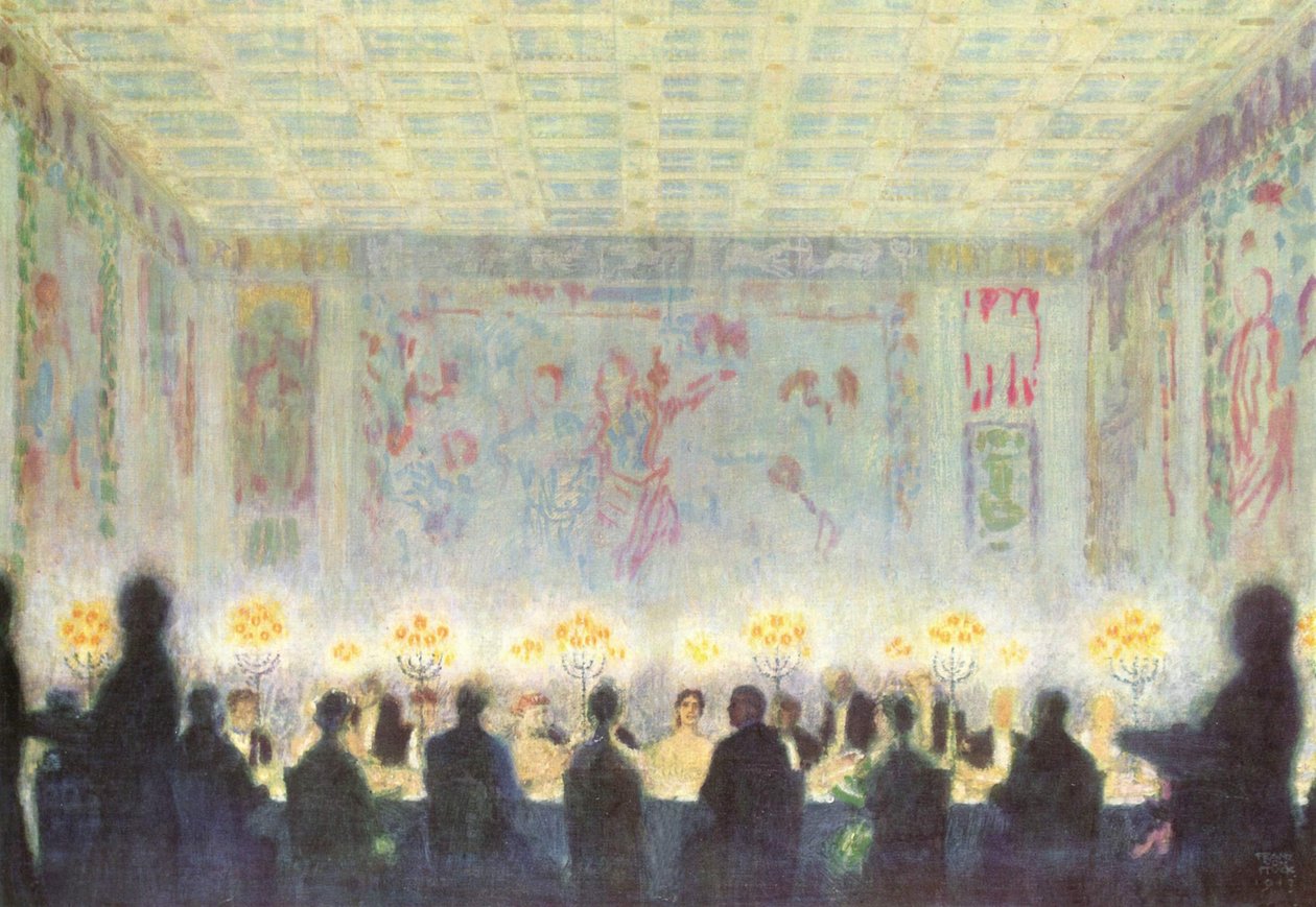 Das Diner tekijältä Franz von Stuck