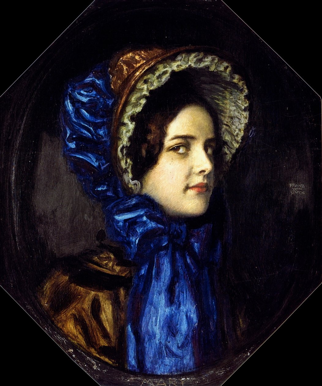 Mary mit Biedermeierhut tekijältä Franz von Stuck