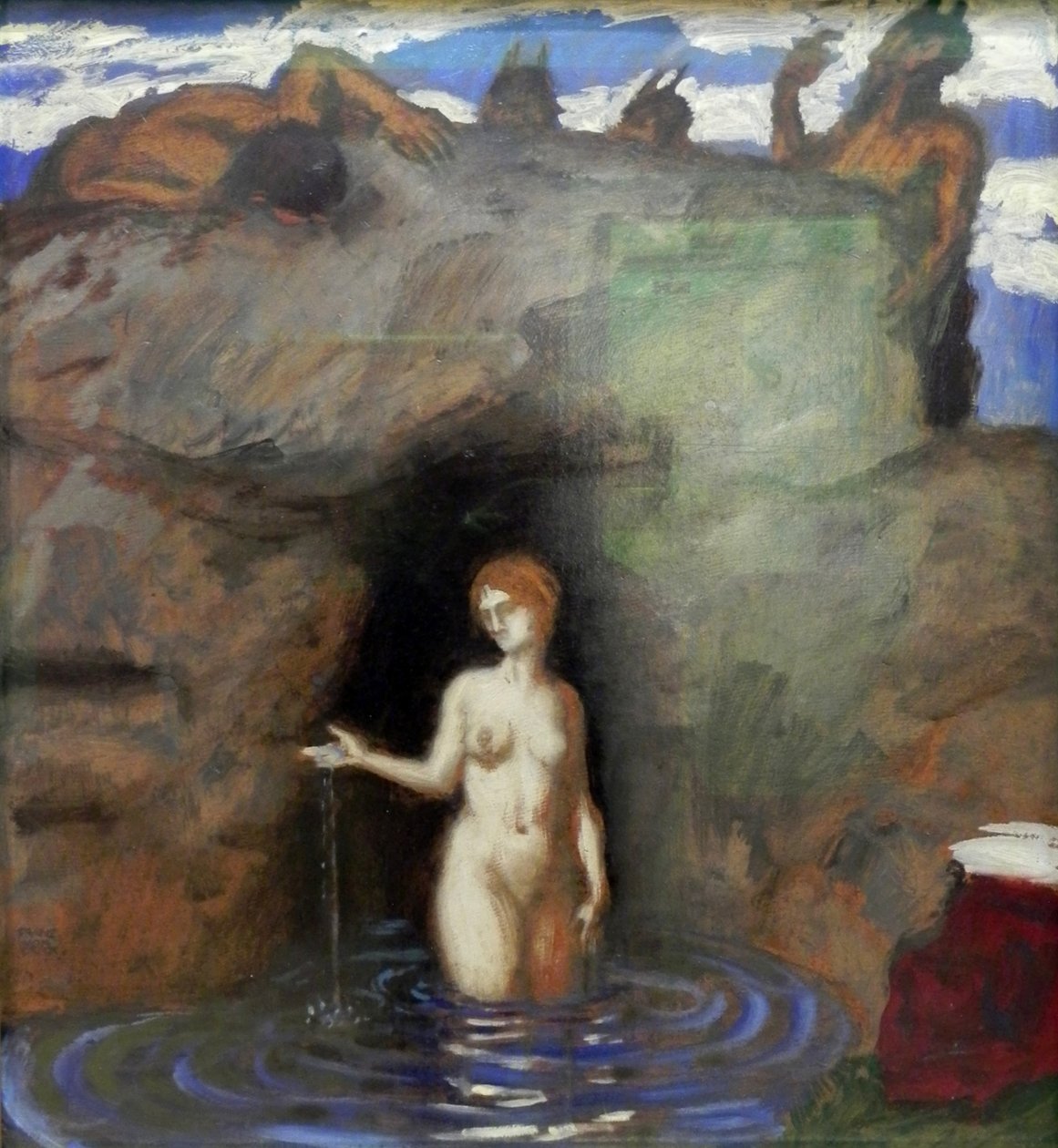 Quellnymphe und Faune tekijältä Franz von Stuck