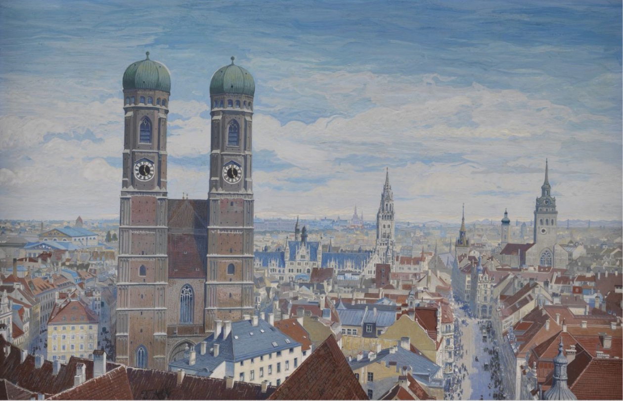 Näkymä Müncheniin tekijältä Franz Alt