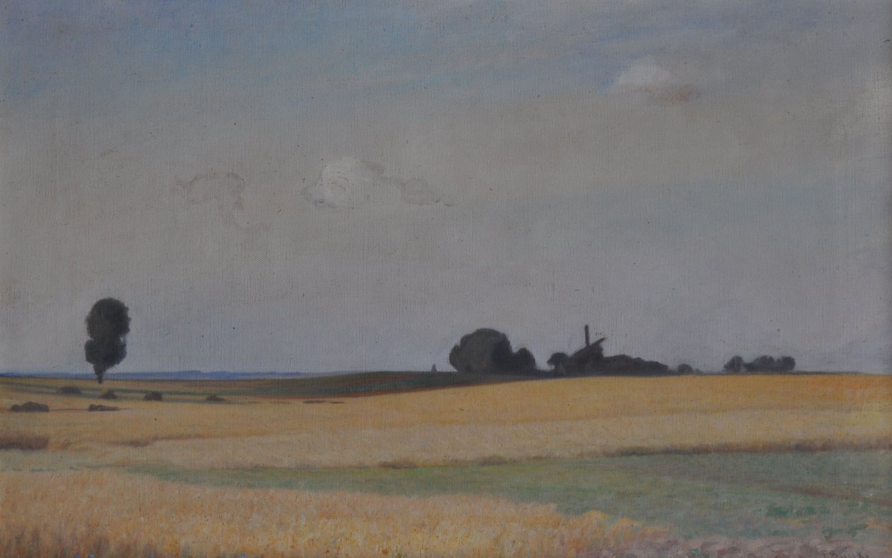 Mecklenburgische Landschaft mit Windmühle tekijältä Franz Bunke