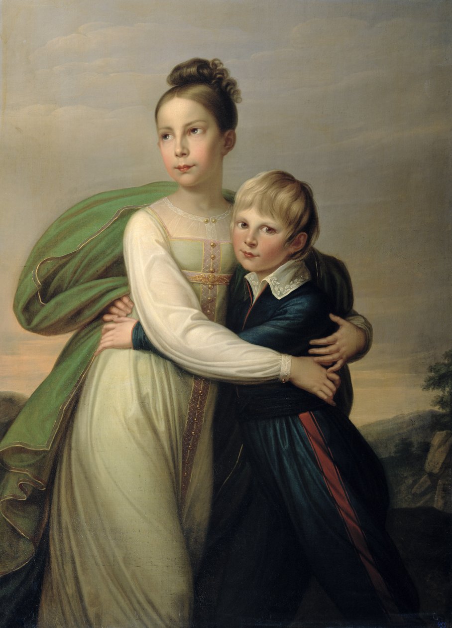 Prinssi Albrecht ja prinsessa Louise, n. 1817 tekijältä Franz Gerhard von Kugelgen