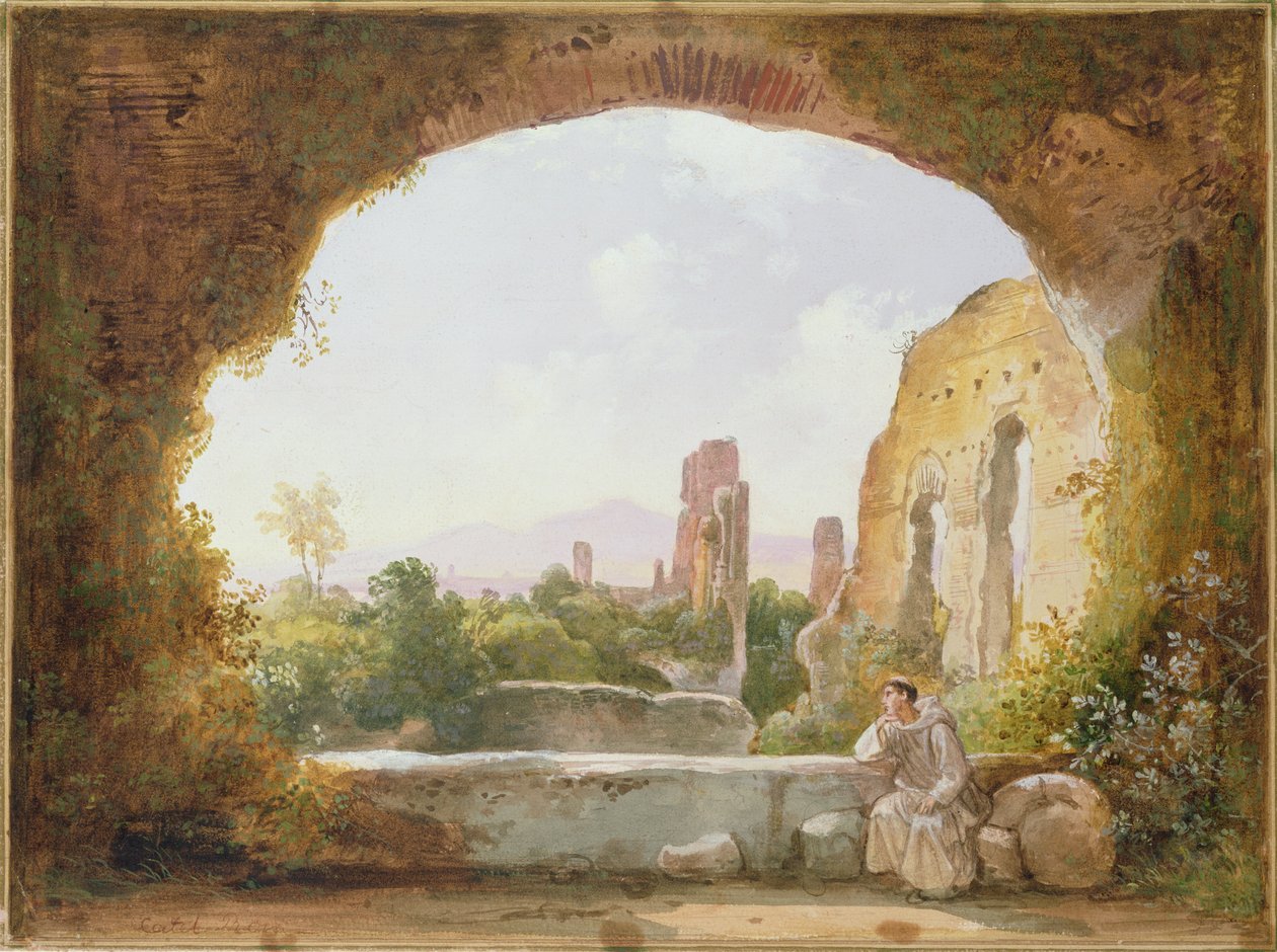 Egerian luola tekijältä Franz Ludwig Catel