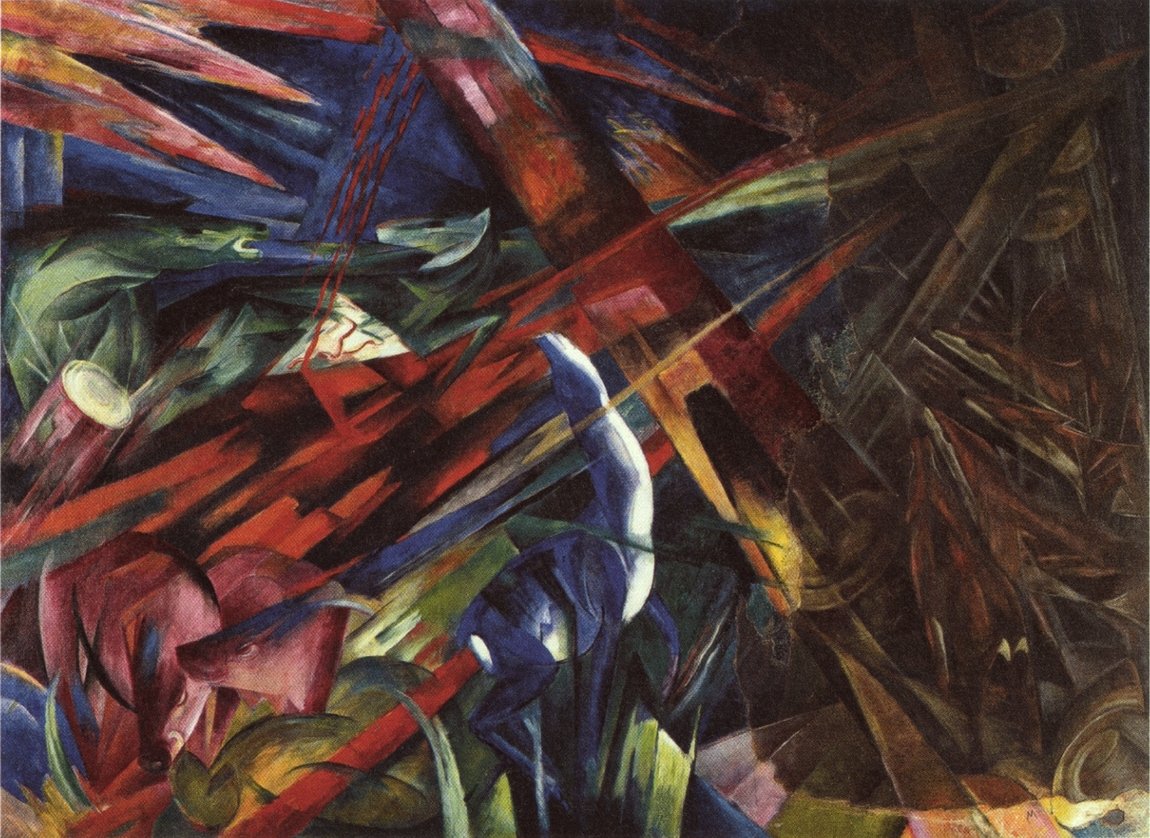 TierschicksalenEnglanti: Eläinten kohtalo tekijältä Franz Marc