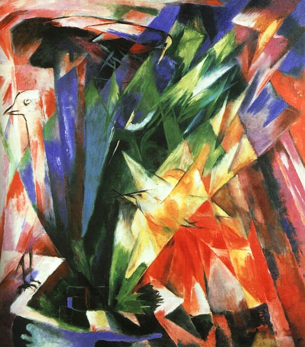 Linnut tekijältä Franz Marc
