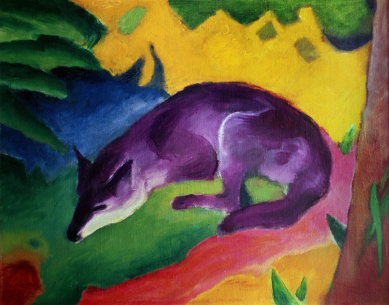 Blue Fox, 1911 tekijältä Franz Marc