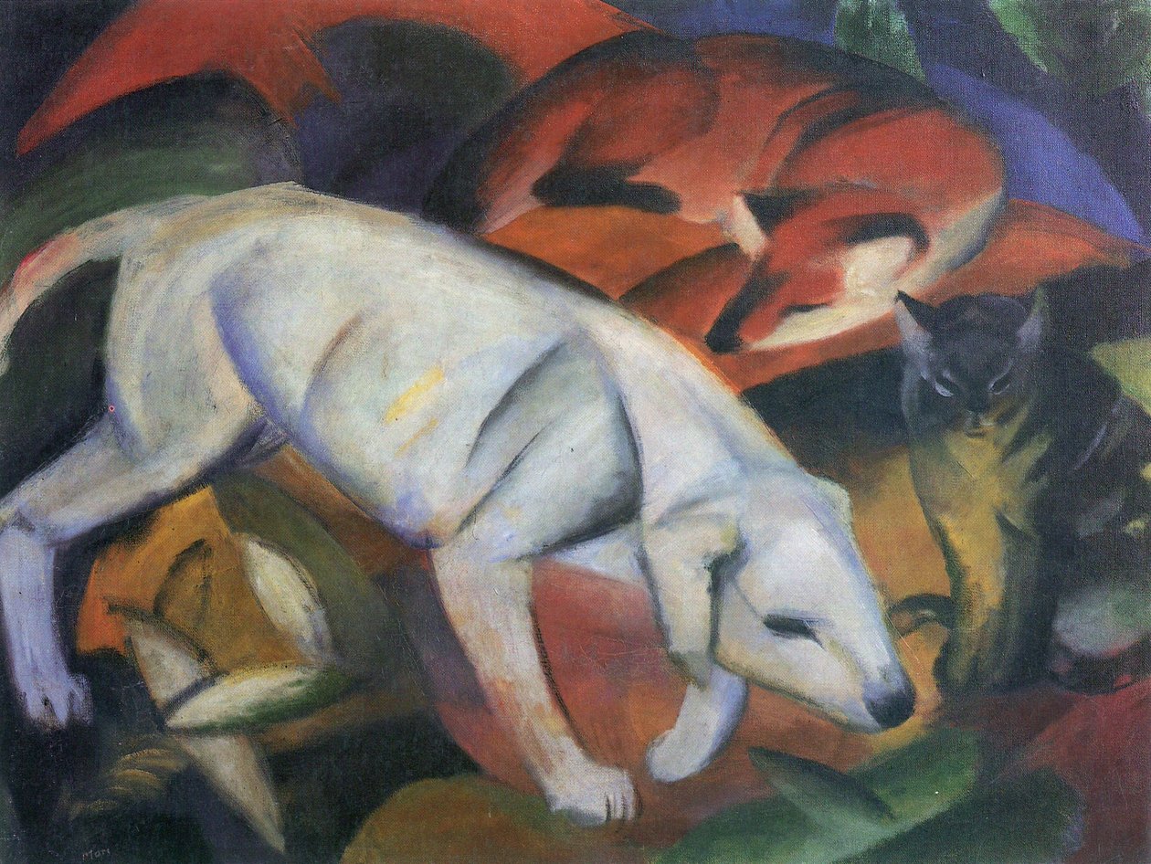 Drei Tiere tekijältä Franz Marc