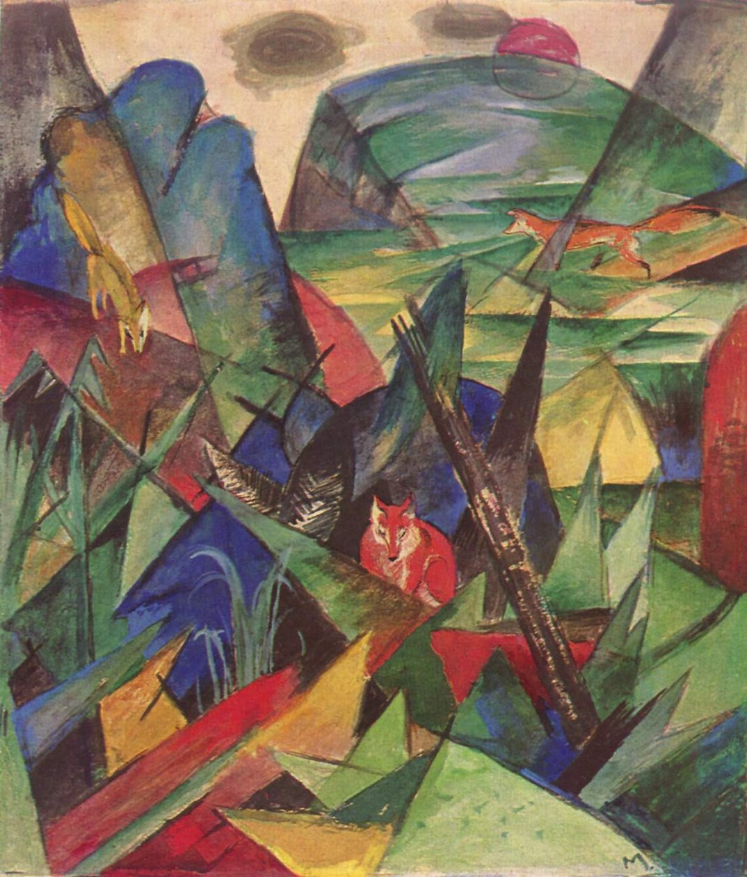 Füchse tekijältä Franz Marc