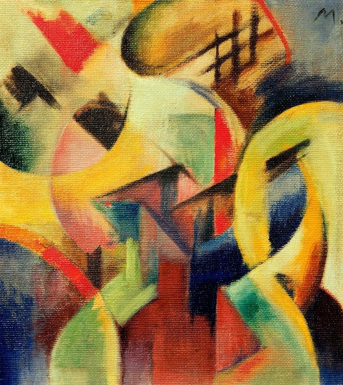 Kleine koostumus I tekijältä Franz Marc
