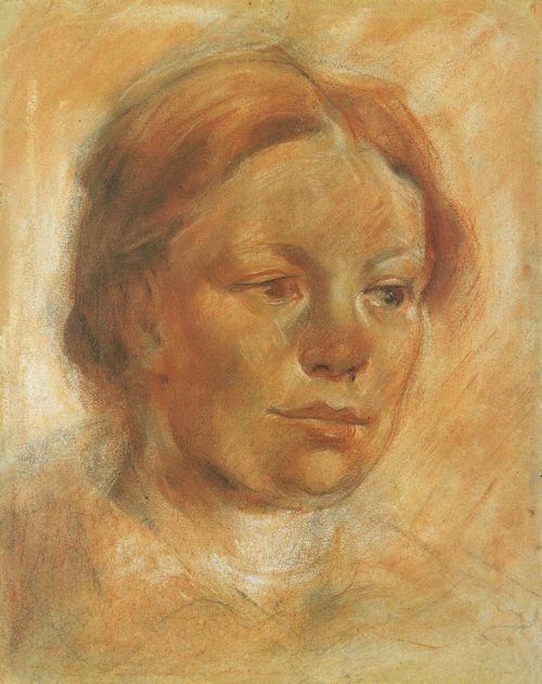 Mädchenkopf tekijältä Franz Marc