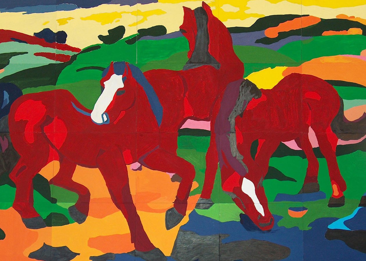 Punaiset hevoset tekijältä Franz Marc