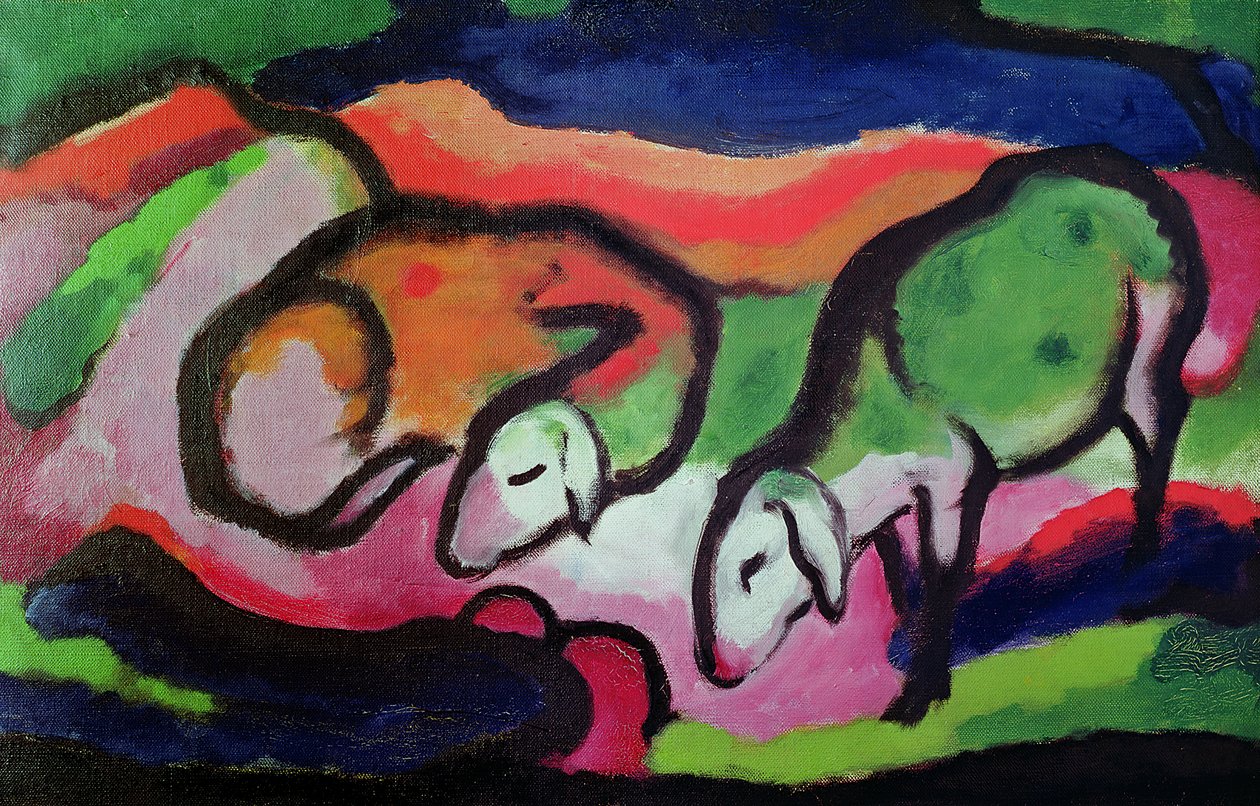 Lammas, 1912 tekijältä Franz Marc
