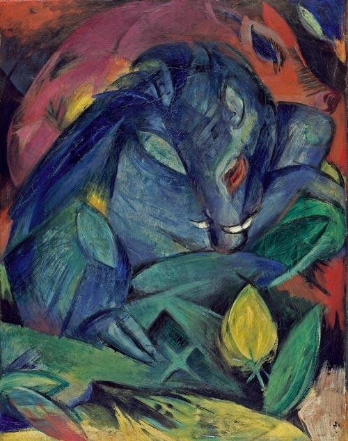 Wildschweine tekijältä Franz Marc