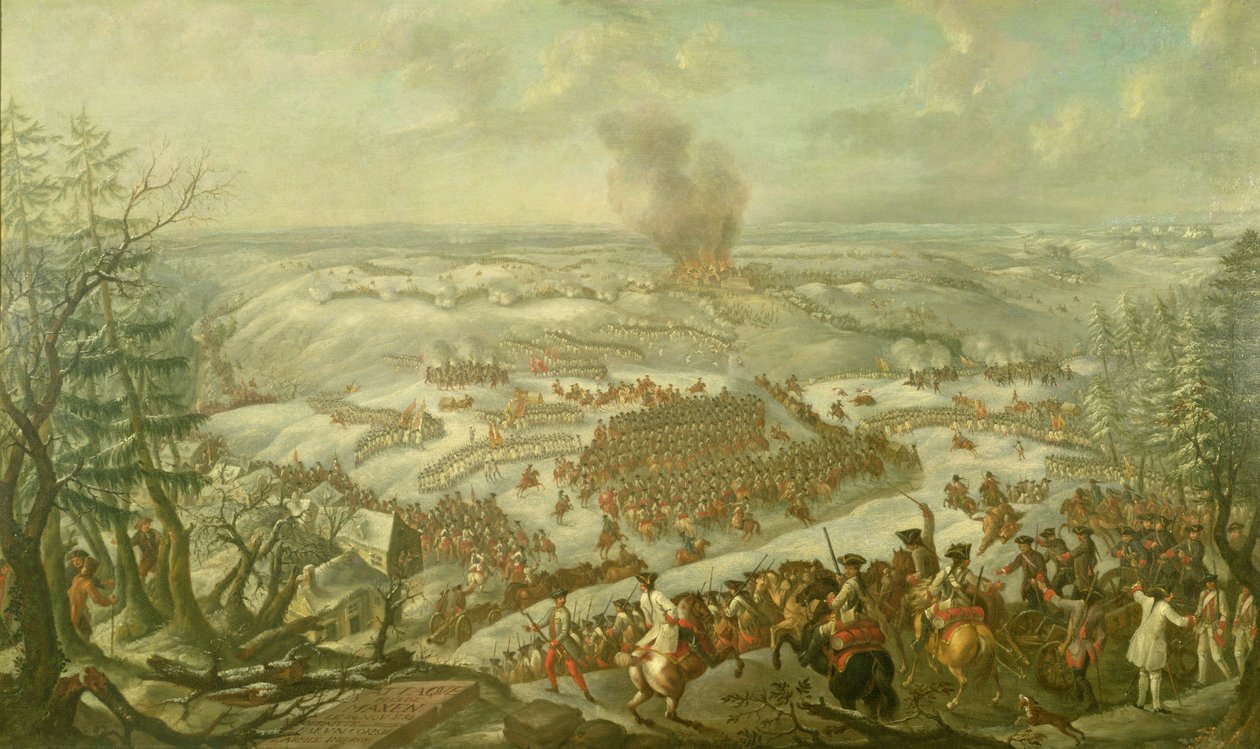 Maxenin taistelu marraskuussa 1759 tekijältä Franz Paul Findenigg