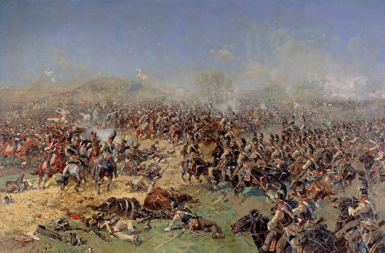 Borodinon taistelu 26. elokuuta 1812, 1913 tekijältä Franz Roubaud