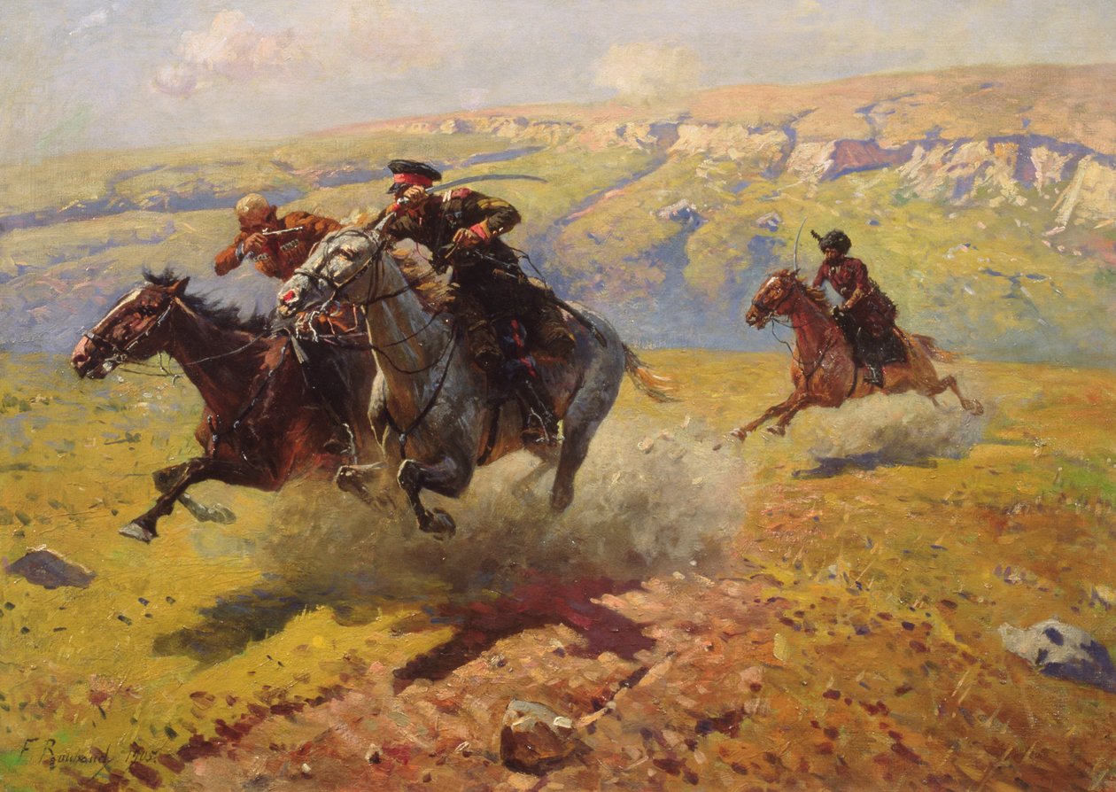 Kaksintaistelu, 1905 tekijältä Franz Roubaud