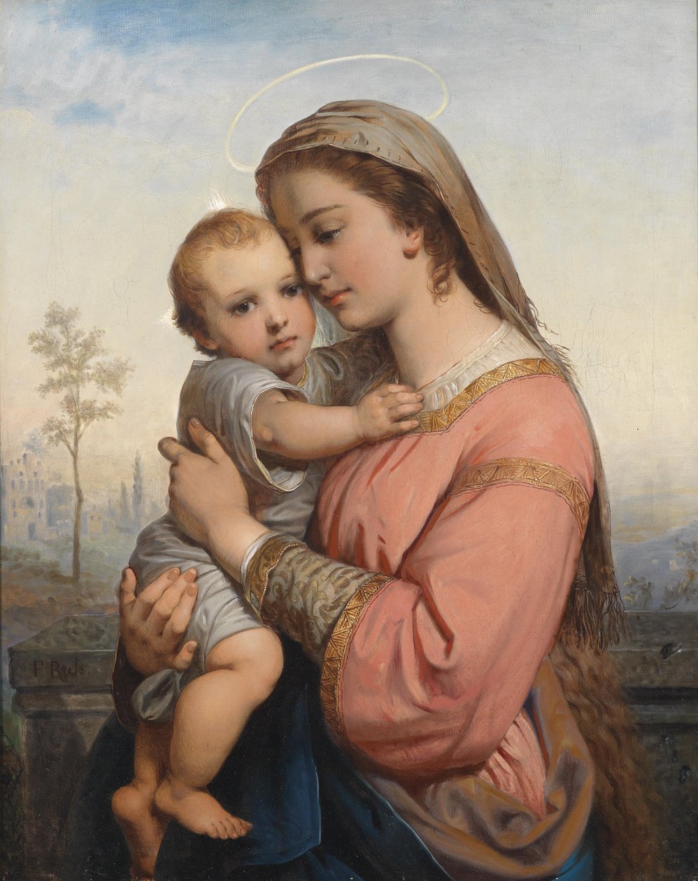 Madonna ja lapsi tekijältä Franz Russ the Elder
