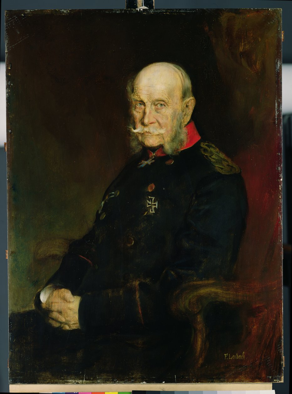 Keisari Vilhelm I (1797-1888), 1888 tekijältä Franz Seraph von Lenbach