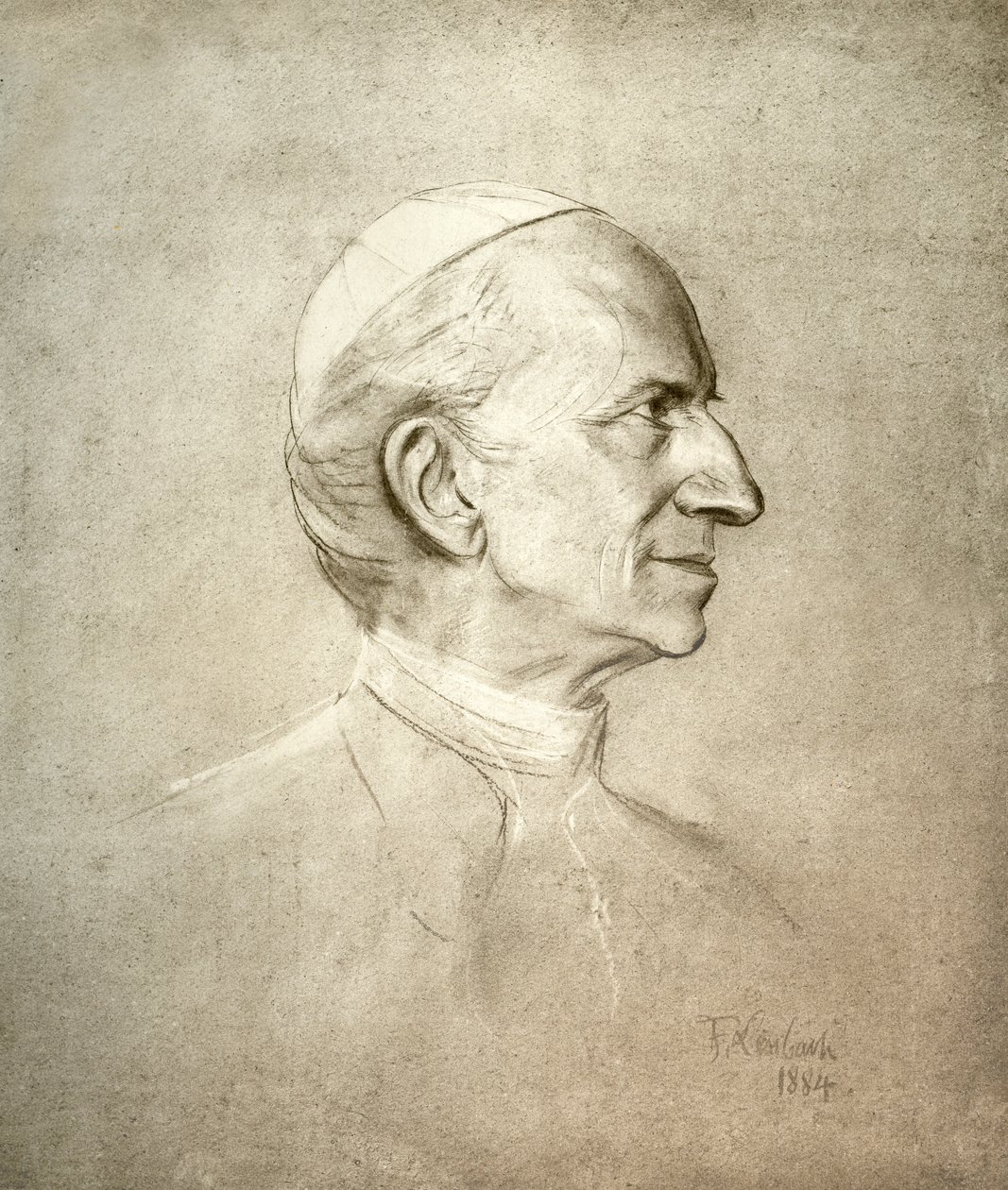 Paavi Leo XIII tekijältä Franz Seraph von Lenbach