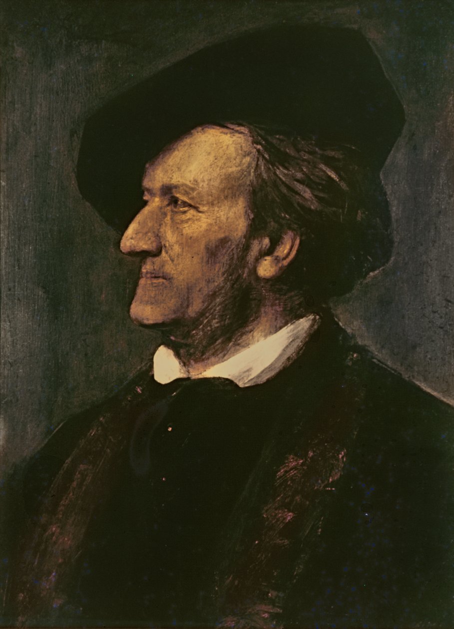 Richard Wagnerin (1813-83) muotokuva tekijältä Franz Seraph von Lenbach
