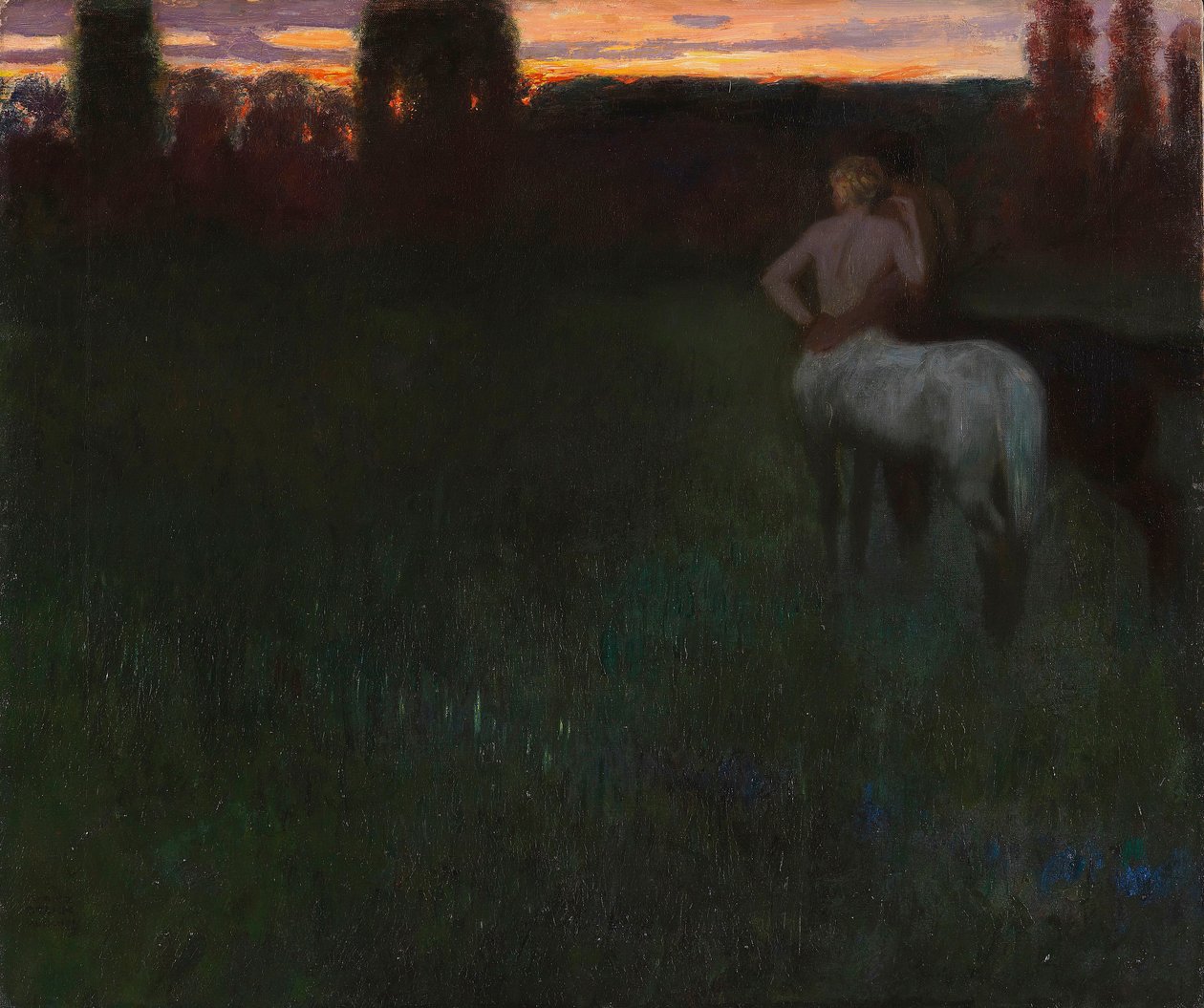 Sonnenuntergang tekijältä Franz von Stuck