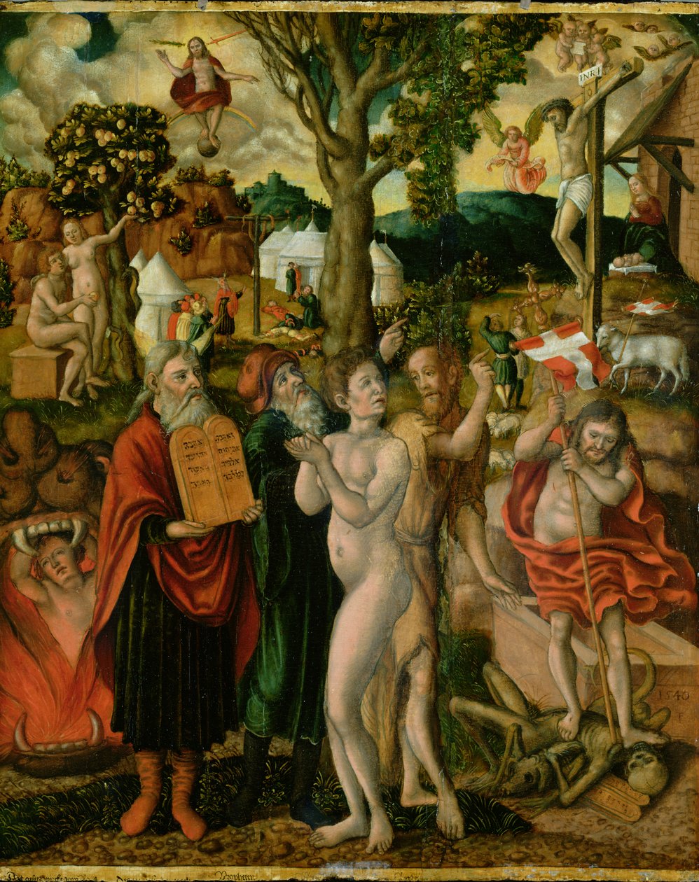 Pudotus ja lunastus, 1540 tekijältä Franz Timmermann