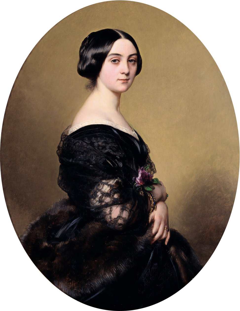 Baronne Henri Hottinguer tekijältä Franz Xaver Winterhalter