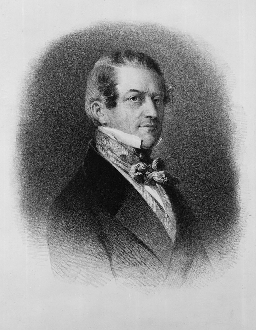 Christian Friedrich, paroni Stockmar, kaiverrettu Thomas Fairlandin toimesta. tekijältä Franz Xaver Winterhalter