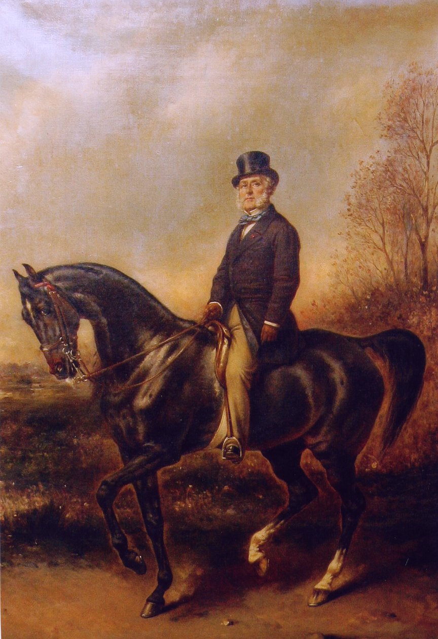 Ratsastusmuotokuva François Adolphe Akermannista tekijältä Franz Xaver Winterhalter