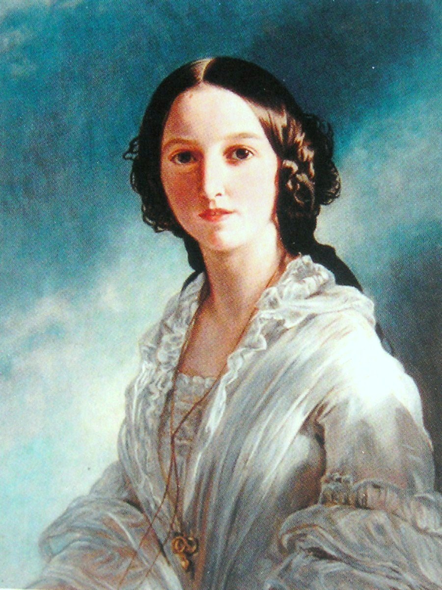 Feodora zu Hohenlohe-Langenburg tekijältä Franz Xaver Winterhalter