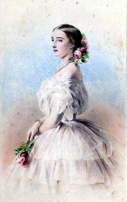 Venäjän suurherttuatar Olga Feodorovna tekijältä Franz Xaver Winterhalter