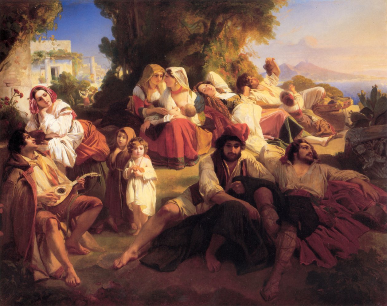 Il dolce far niente tekijältä Franz Xaver Winterhalter