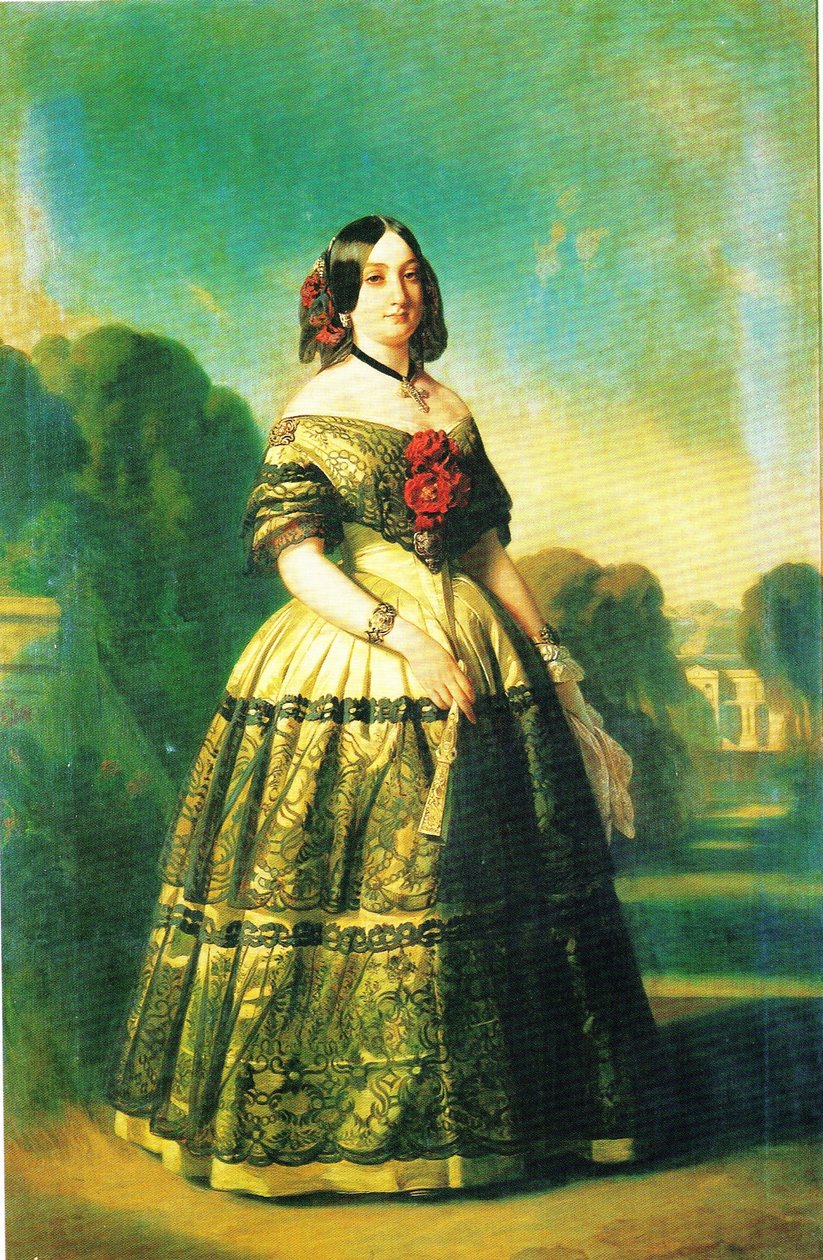 La infanta Luisa Fernanda de Borbón tekijältä Franz Xaver Winterhalter