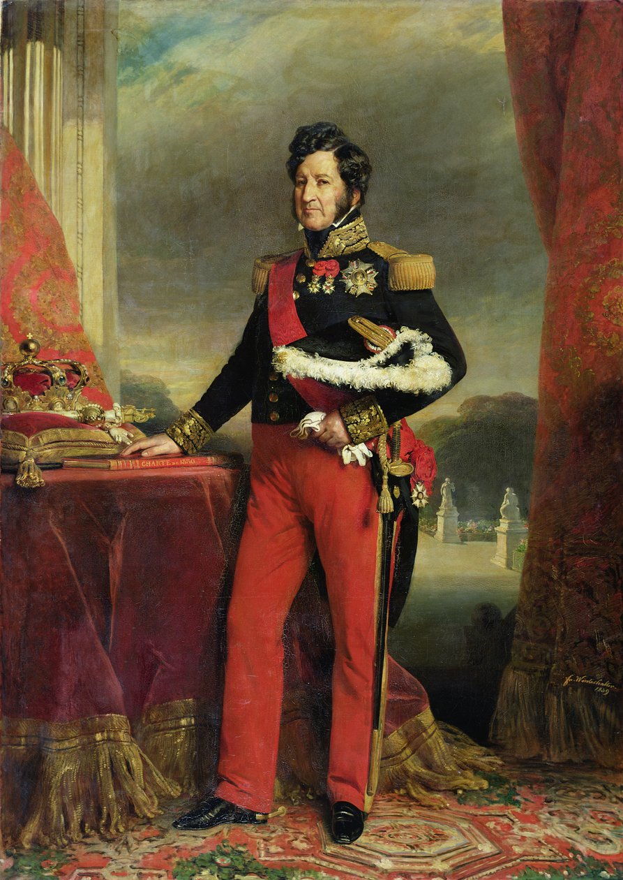 Louis-Philippe I (1773-1850), Ranskan kuningas tekijältä Franz Xaver Winterhalter