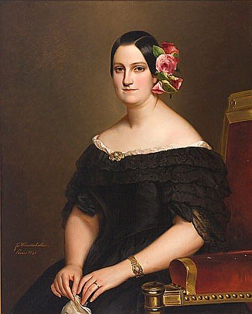 Marie-Christine de Bourbon-Siciles tekijältä Franz Xaver Winterhalter