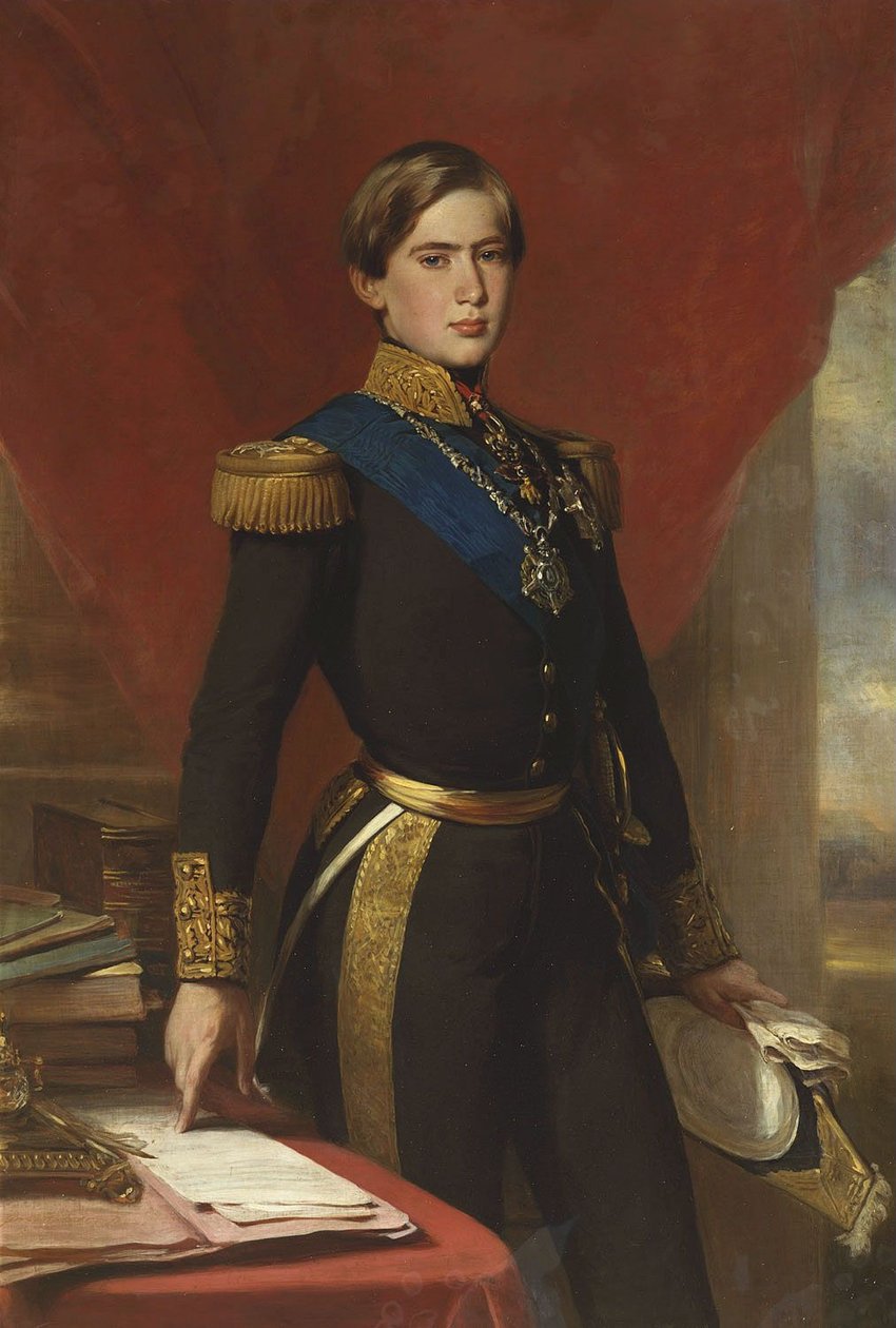 Pedro V, Portugalin kuningas tekijältä Franz Xaver Winterhalter