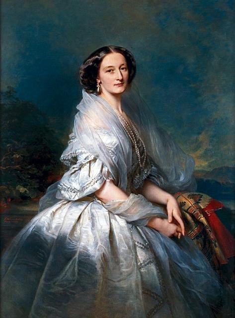Eliza Franciszka Krasiskan ja Branickan muotokuva tekijältä Franz Xaver Winterhalter