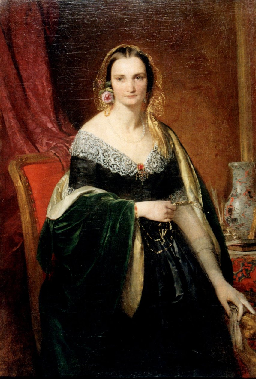 Elizabeth Nikolaevna Krivtzovin muotokuva tekijältä Franz Xaver Winterhalter