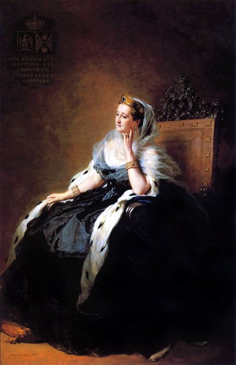 Muotokuva Eugénie, Ranskan keisarinna tekijältä Franz Xaver Winterhalter
