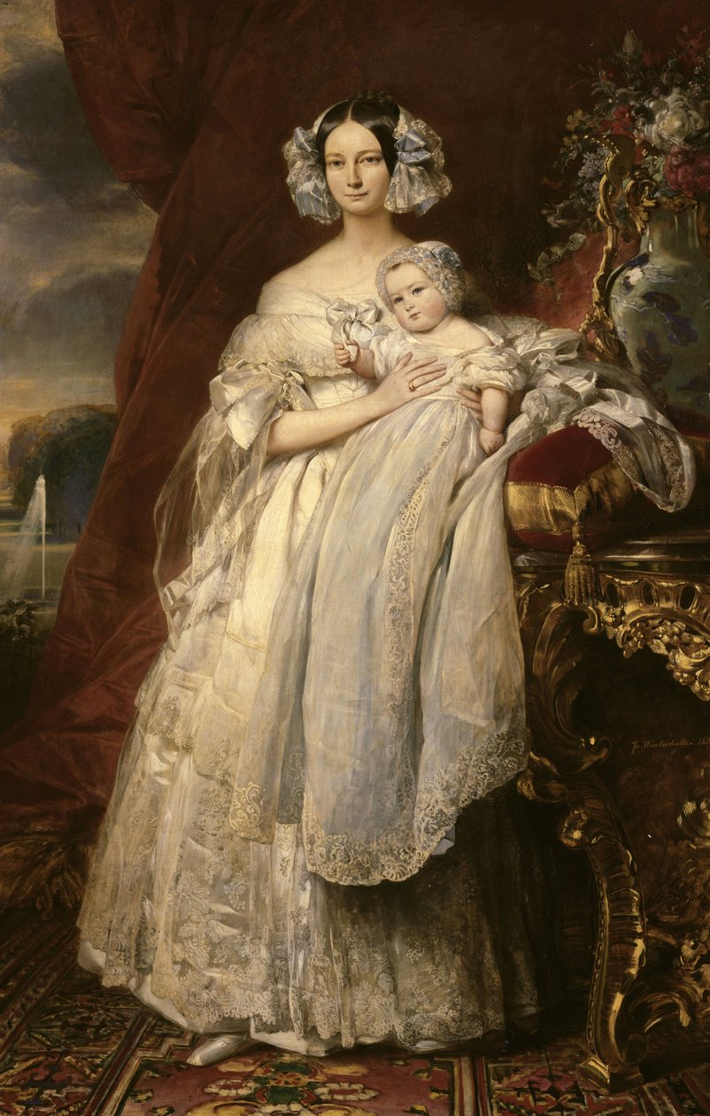Muotokuva Helene Mecklenburgista tekijältä Franz Xaver Winterhalter