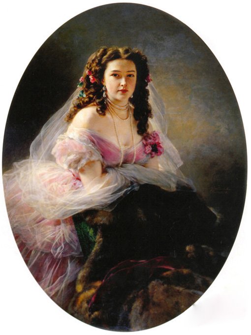 Madame Barbe de Rimsky-Korsakovin muotokuva tekijältä Franz Xaver Winterhalter