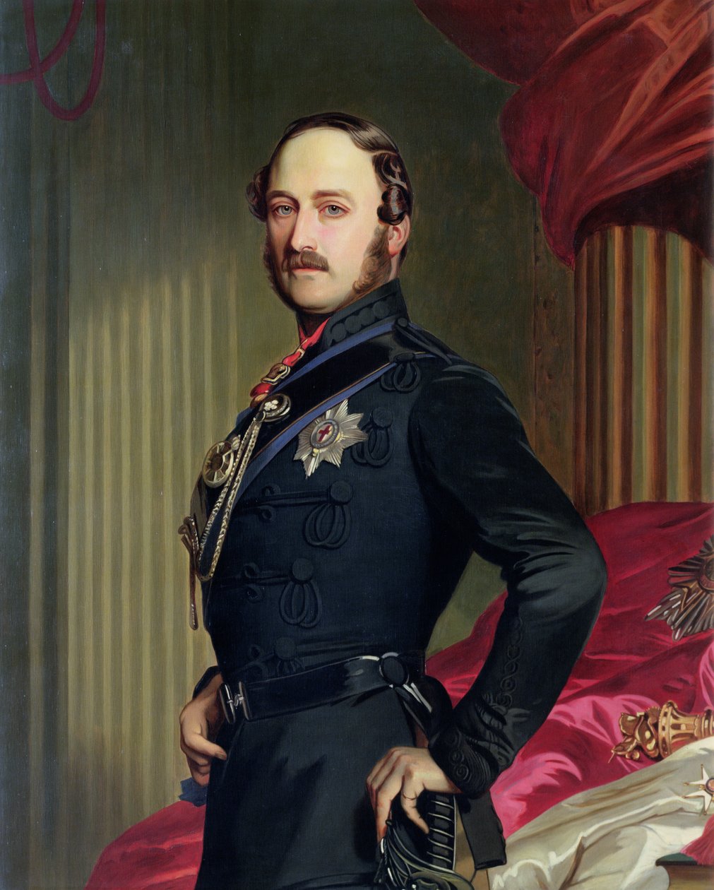 Prinssi Albertin (1819-61) muotokuva 1859 tekijältä Franz Xaver Winterhalter
