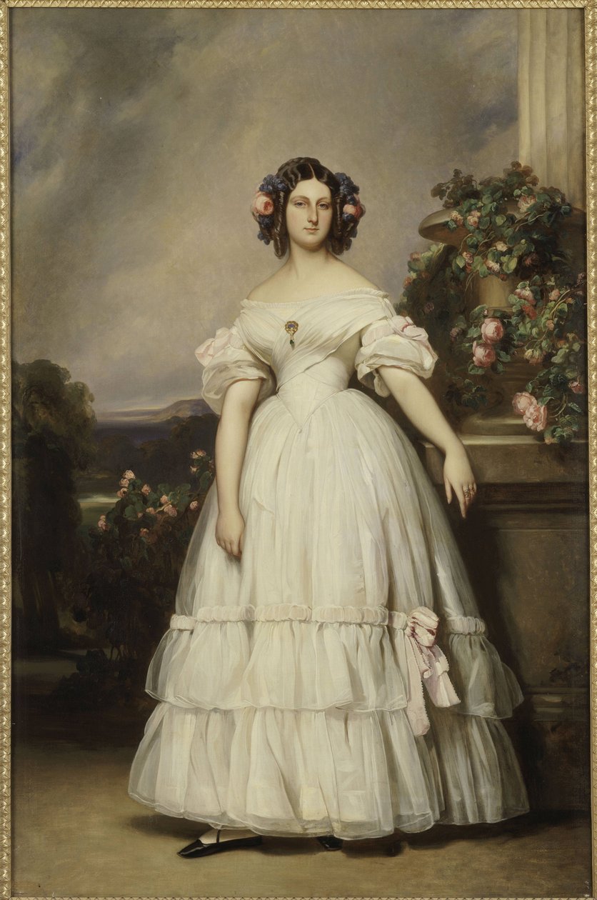 Orléansin prinsessa Clémentinen (1817-1907) muotokuva tekijältä Franz Xaver Winterhalter
