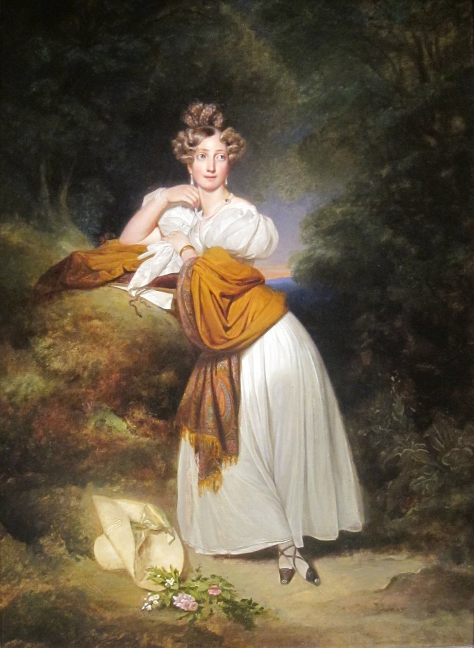 Ruotsin prinsessa Sophien muotokuva tekijältä Franz Xaver Winterhalter