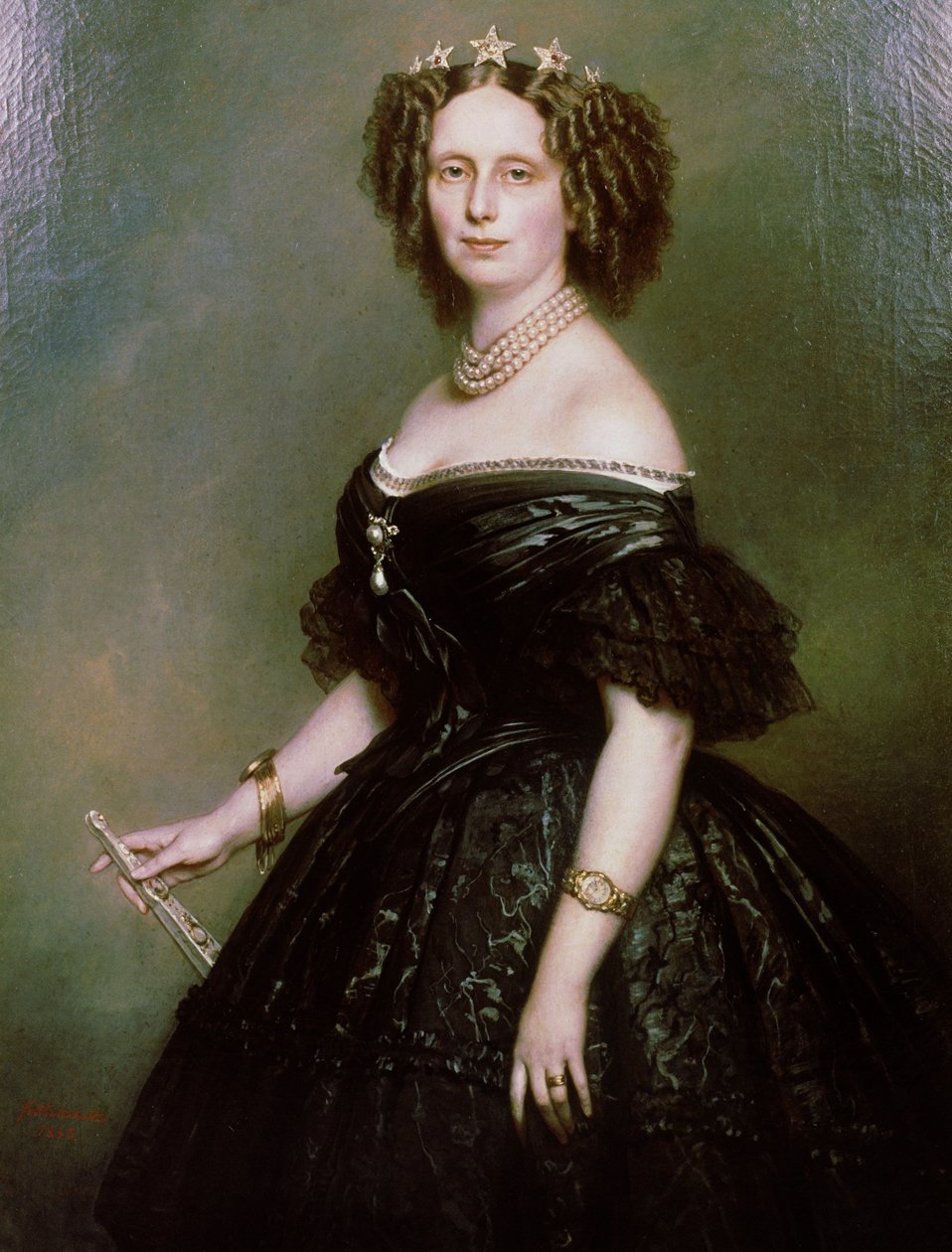 Alankomaiden kuningatar Sophien muotokuva tekijältä Franz Xaver Winterhalter