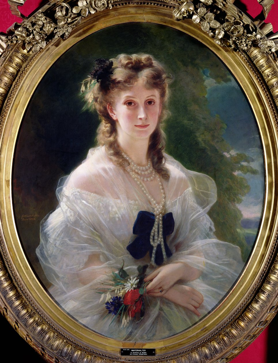 Mornyn kreivitär Sophie Troubetskoyn (1838-96) muotokuva, 1863 tekijältä Franz Xaver Winterhalter