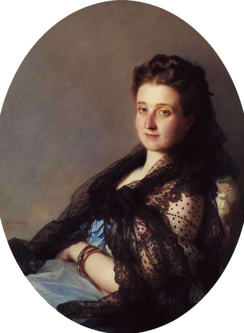 Naisen muotokuva tekijältä Franz Xaver Winterhalter