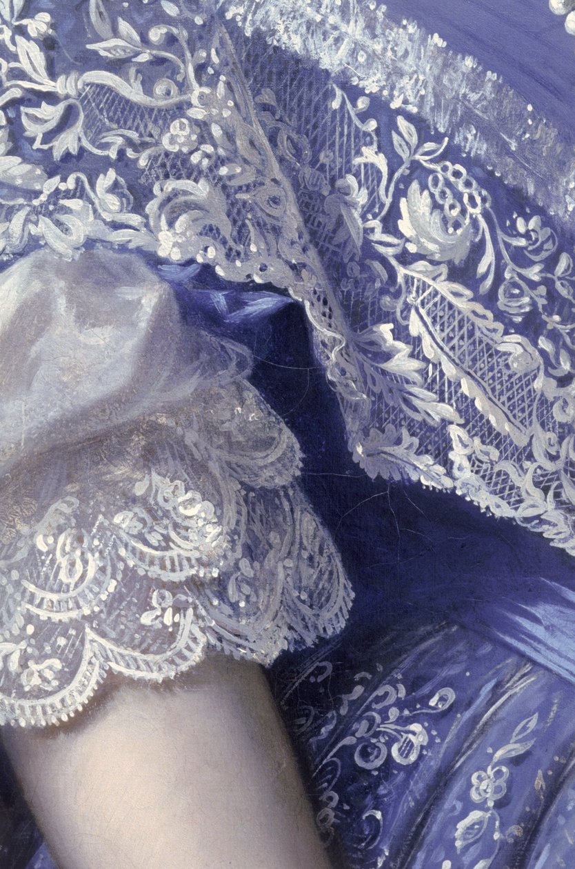 Naisen muotokuva (yksityiskohta) (katso 164366, 164367, 164369) tekijältä Franz Xaver Winterhalter