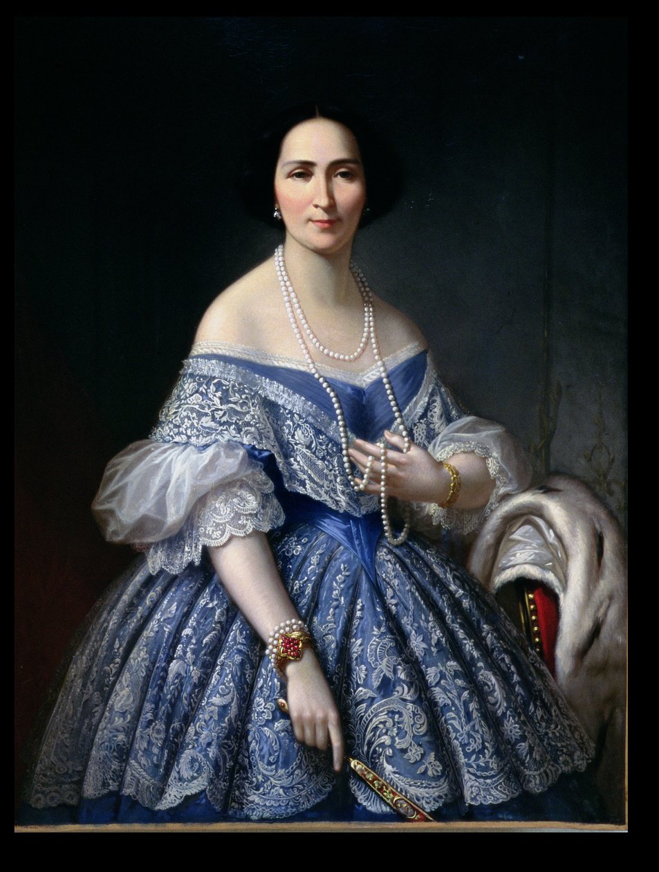 Naisen muotokuva tekijältä Franz Xaver Winterhalter